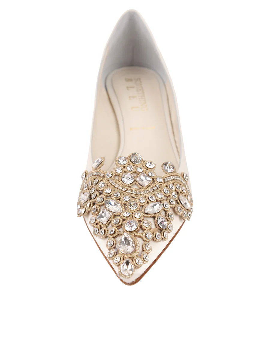 Brinsley Pointed Toe Kitten Heel - Image 4