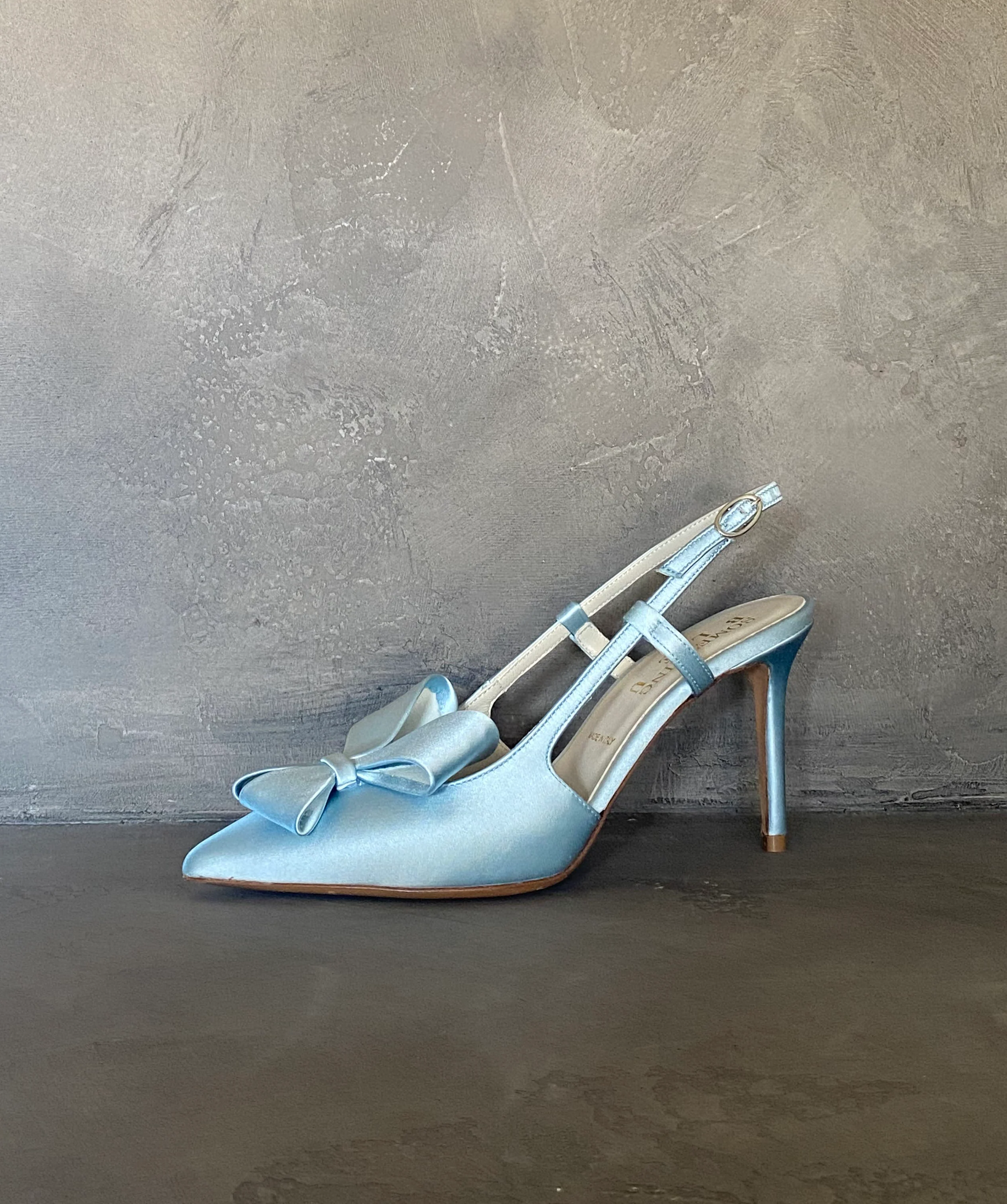 Harper Satin Kitten Heel - Image 3