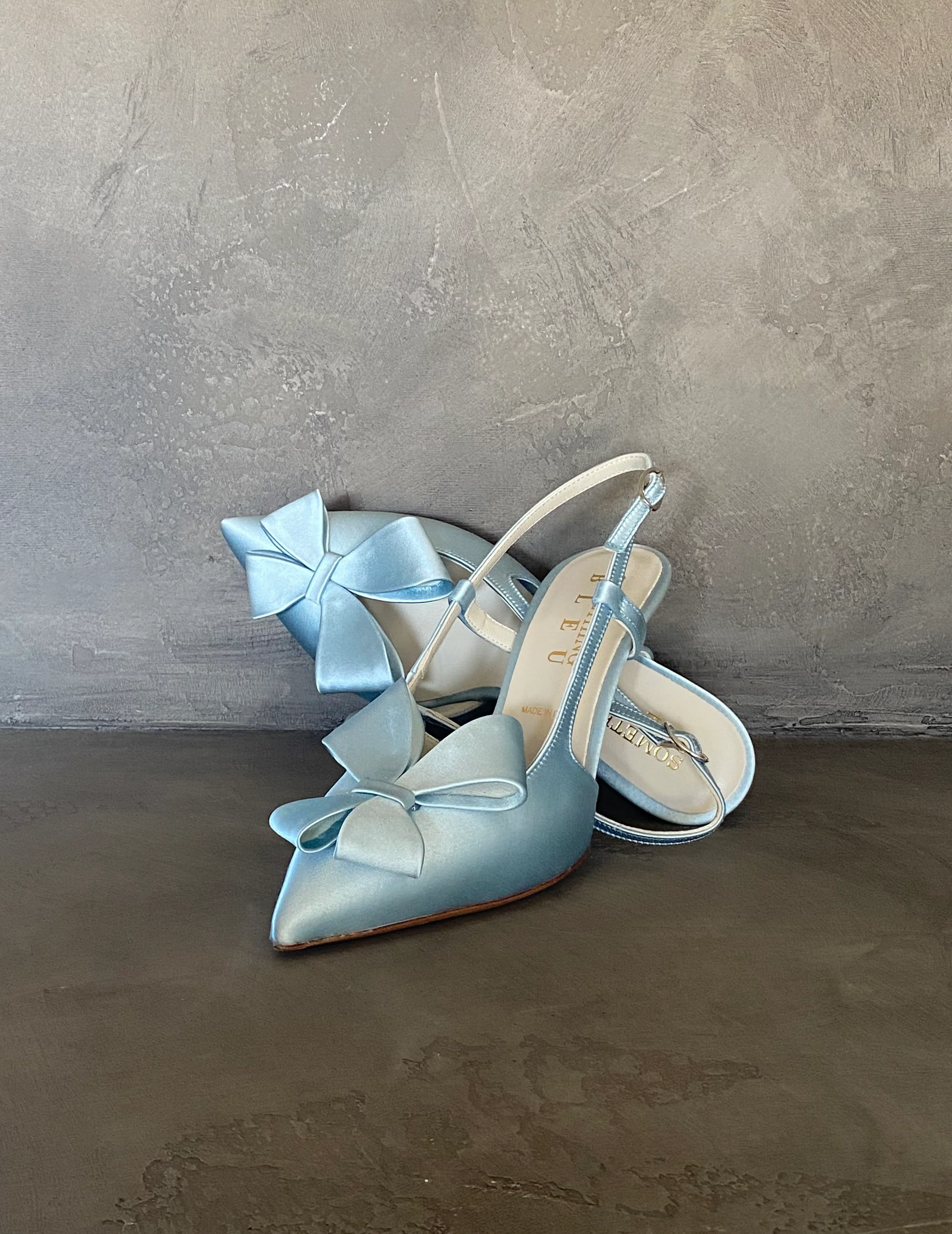 Harper Satin Kitten Heel - Image 4