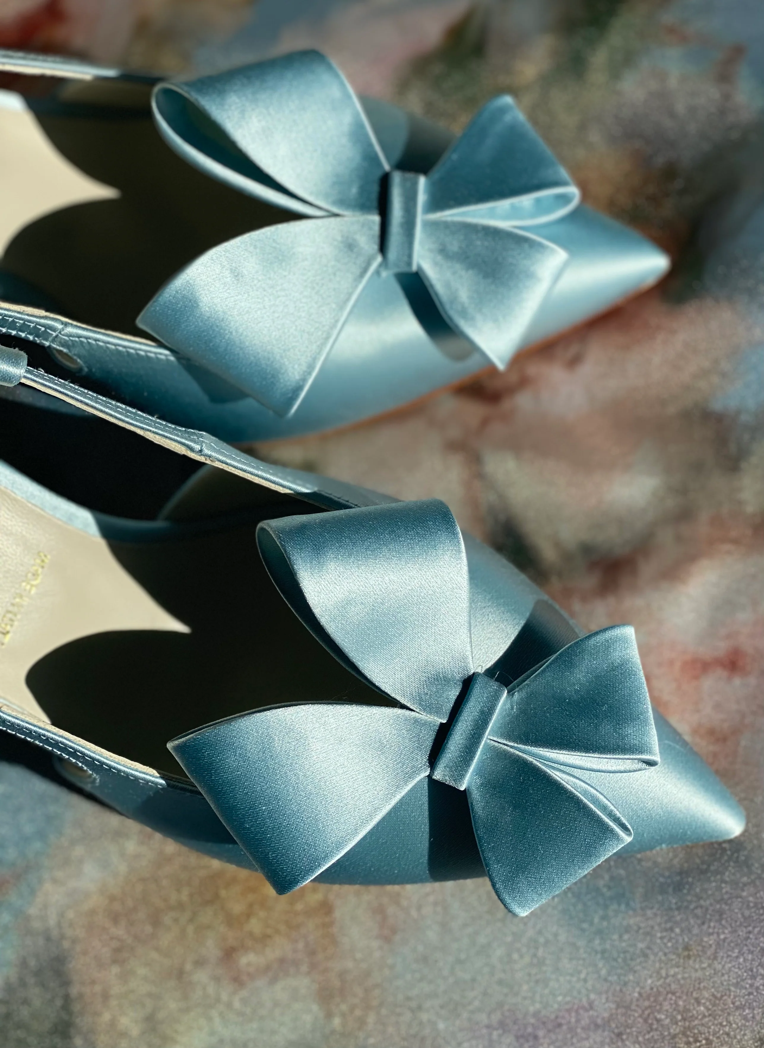 Harper Satin Kitten Heel - Image 5